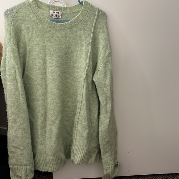 Acne studios brushed knitted sweater - Picture 2 of 4